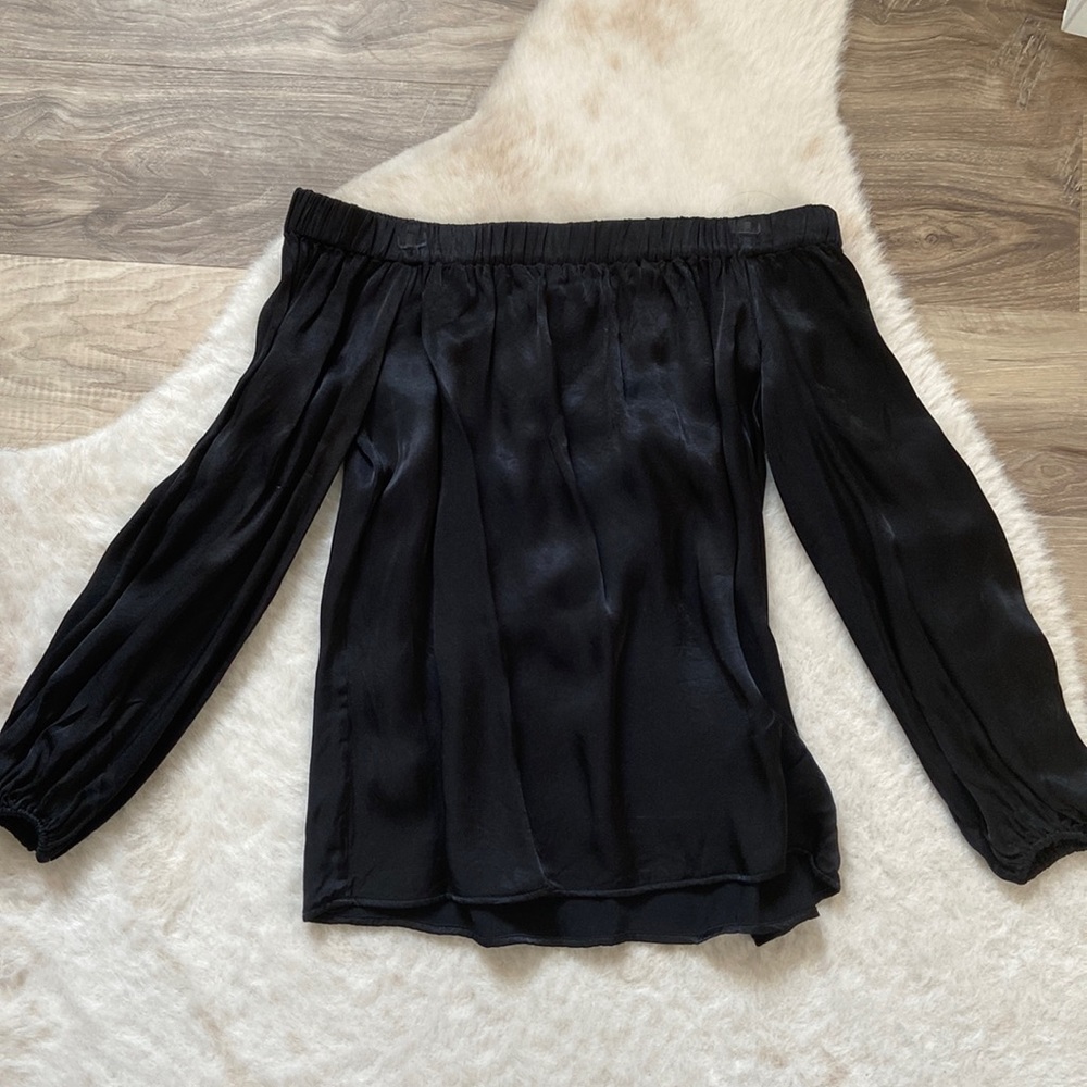 H&M Satin Off Shoulder Top